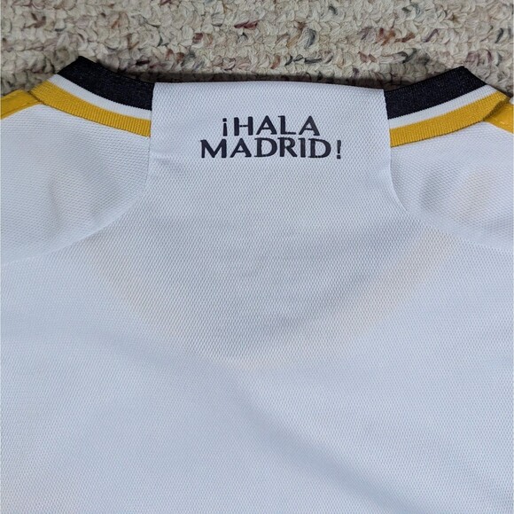 Adidas Real Madrid Soccer Jersey #8 Mens XL Slim Fit Home White Aeroready - Picture 12 of 12